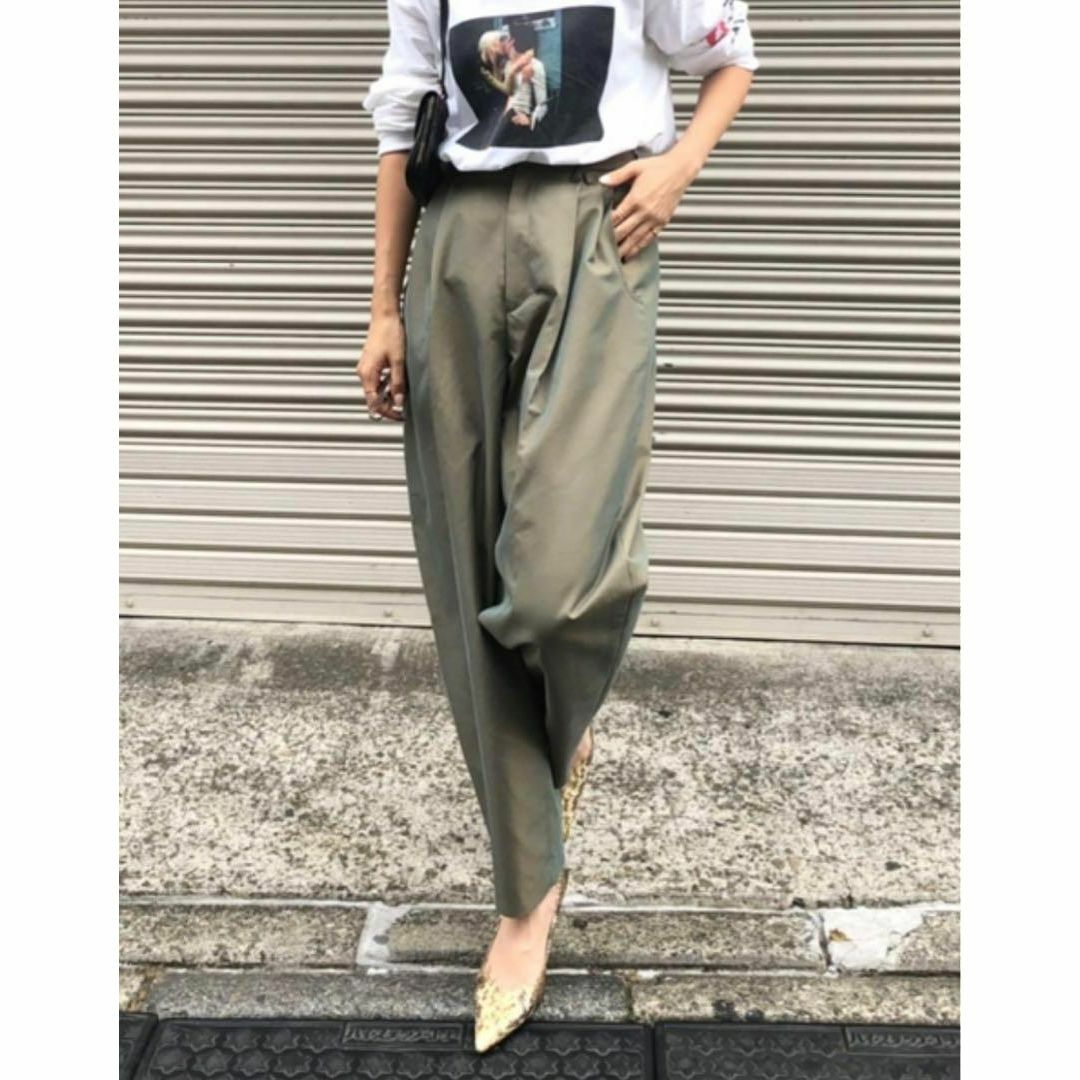 Ameri VINTAGE(アメリヴィンテージ)の新品　AMERI VINTAGE 玉虫色　ワイドパンツ　ARMY PANTS レディースのパンツ(カジュアルパンツ)の商品写真