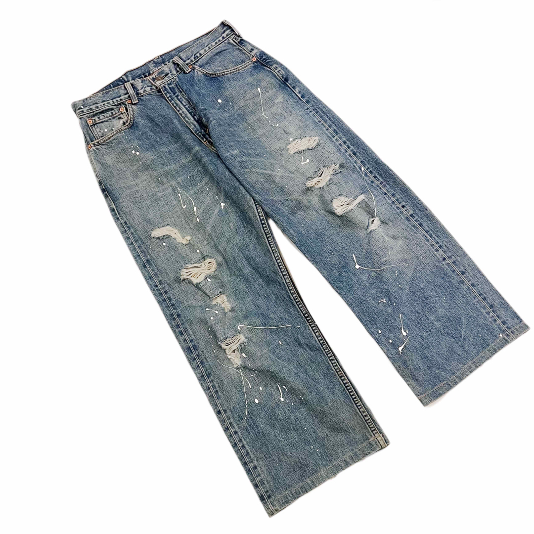 LEVI'S® リーバイス ヴィンテージ バギーデニムパンツ ダメージ加工デニム