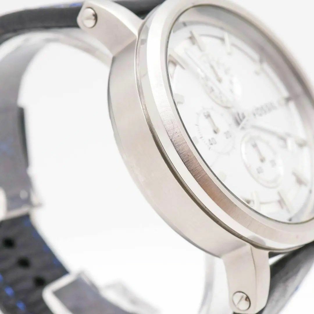 FOSSIL(フォッシル)の《一点物》FOSSIL 腕時計 シルバー クロノグラフ デイト メンズ メンズの時計(腕時計(アナログ))の商品写真