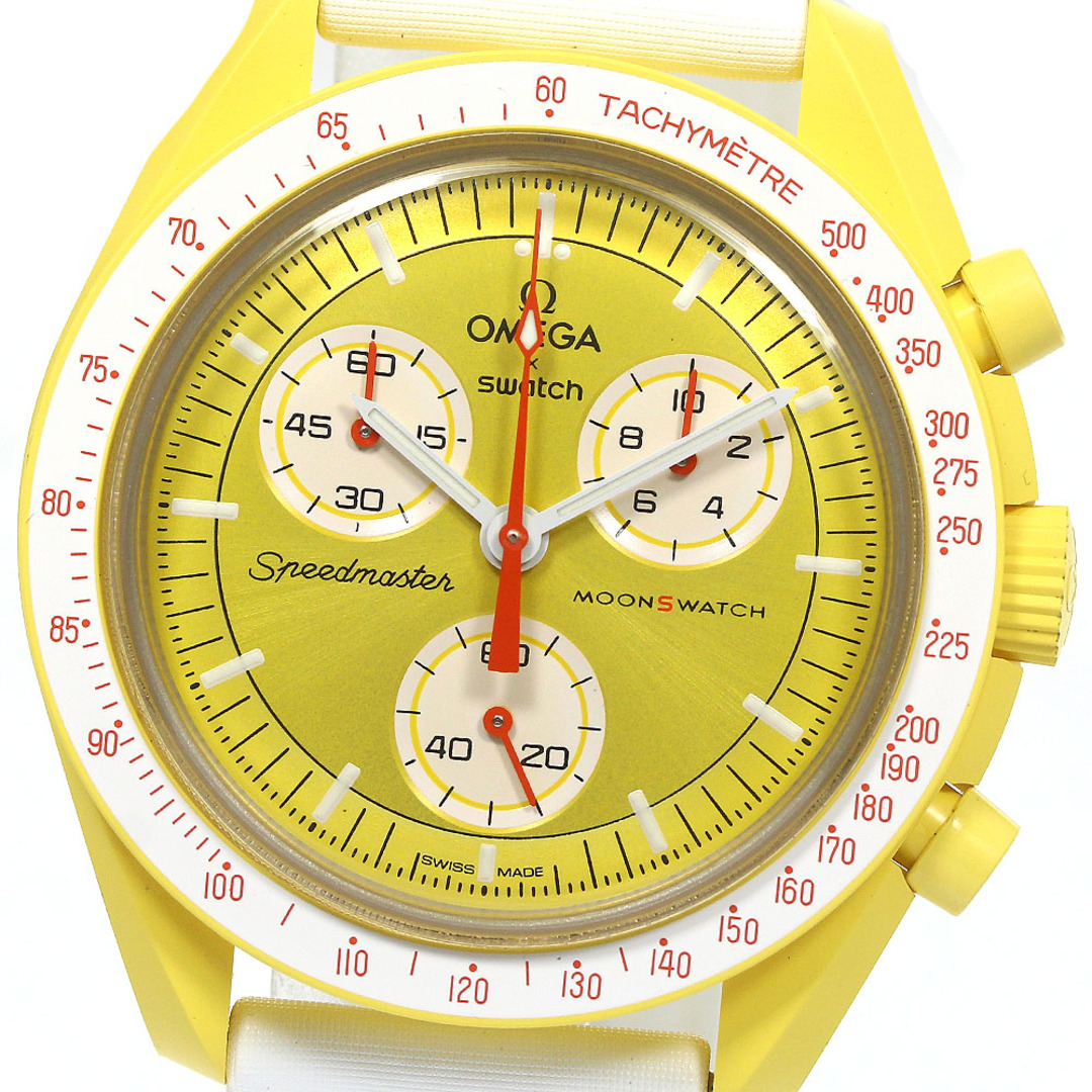 スウォッチ Swatch SO33J100 OMEGA×Swatch MISSION TO THE SUN クォーツ メンズ 美品 箱・保証書付き_762513