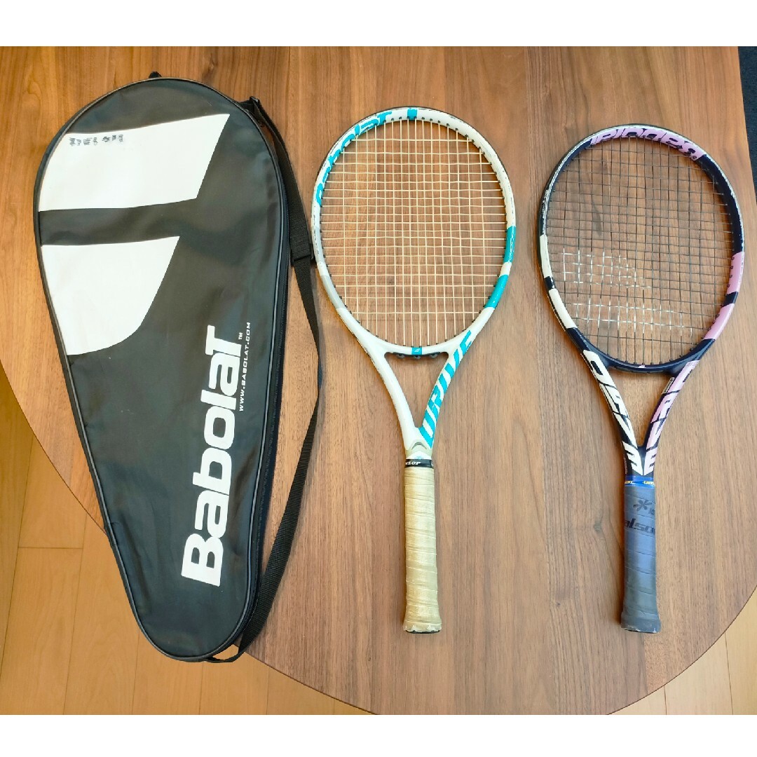 Babolat - バボラ Babolat ラケット 2本セット カバー付 ジュニア