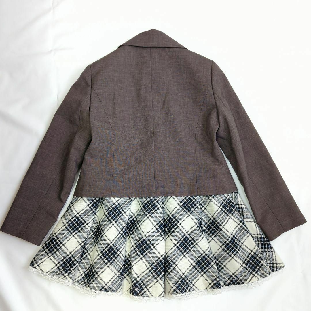 HIROMICHI NAKANO(ヒロミチナカノ)のヒロミチナカノ キッズフォーマルスーツ スカート 120 女の子 キッズ/ベビー/マタニティのキッズ服女の子用(90cm~)(ドレス/フォーマル)の商品写真