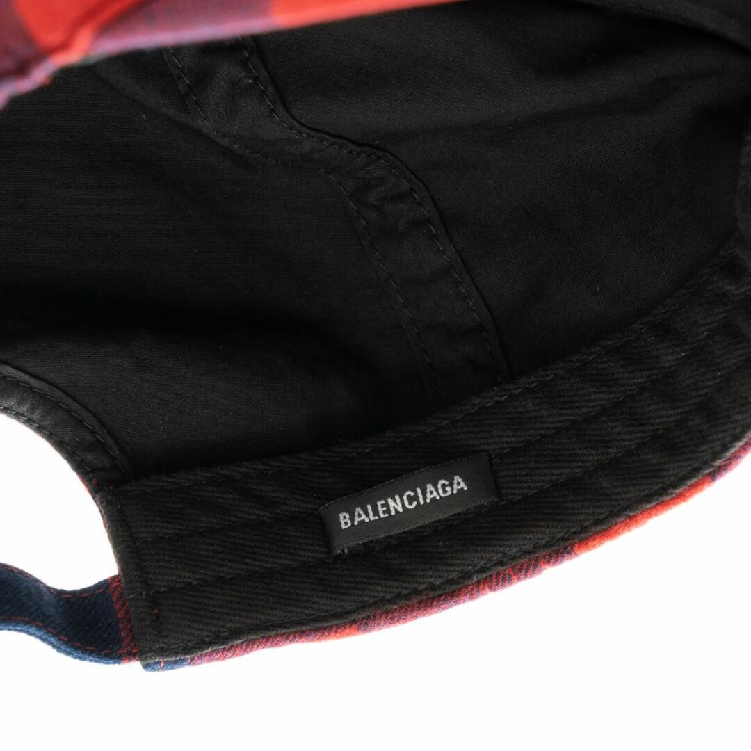 Balenciaga(バレンシアガ)のバレンシアガ BALENCIAGA 帽子 キャップ BBロゴ チェック柄  メンズの帽子(キャップ)の商品写真