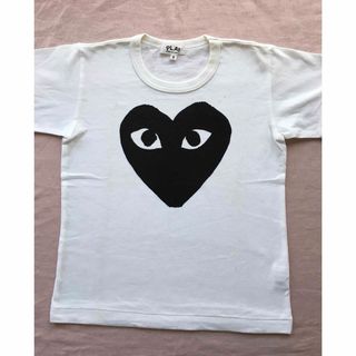 コムデギャルソン(COMME des GARCONS)のプレイ コムデギャルソン Tシャツ 半袖 6サイズ 110 100(Tシャツ/カットソー)