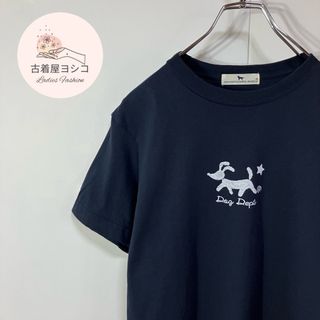 ドッグデプト(DOG DEPT)のDOG DEPT アニマル イラスト プリント デザイン 半袖 Tシャツ 古着(Tシャツ(半袖/袖なし))