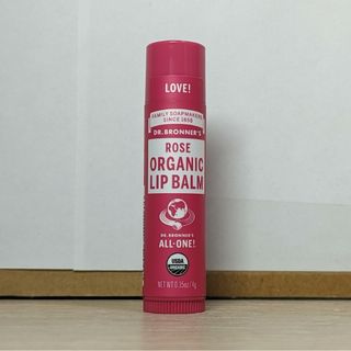 ドクターブロナー(Dr.Bronner)のドクターブロナー オーガニックリップバーム ローズ(リップケア/リップクリーム)