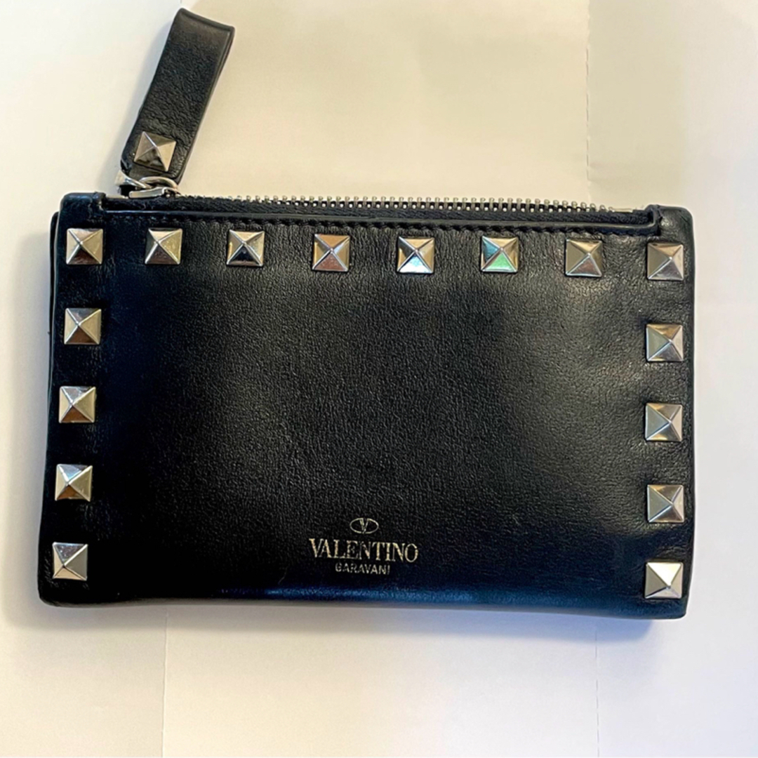 ⭐︎Valentino カードホルダー•コインケース⭐︎ ブラック-eastgate.mk
