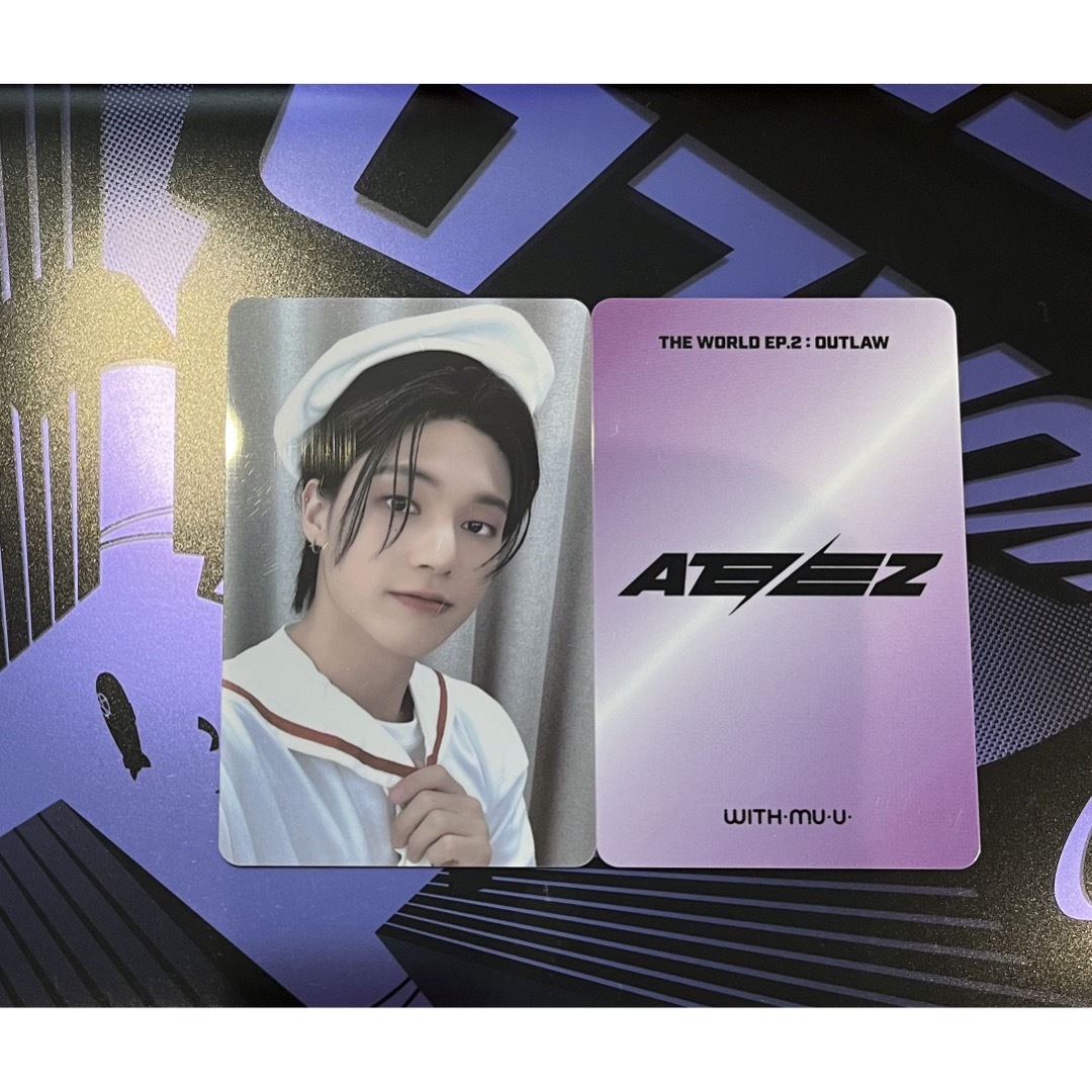ATEEZ withmuu ラキドロ トレカ 小狼ver ウヨン【711】 | フリマアプリ ラクマ