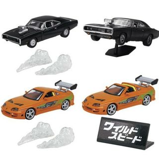 タカラトミーアーツ(T-ARTS)の4種 ホビーガチャ ワイルド・スピード(ミニカー)