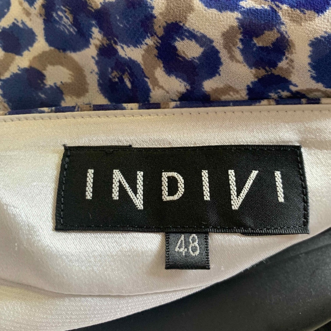 INDIVI(インディヴィ)のた〜っぷりスカート　X L    INDIVI  レディースのスカート(ひざ丈スカート)の商品写真