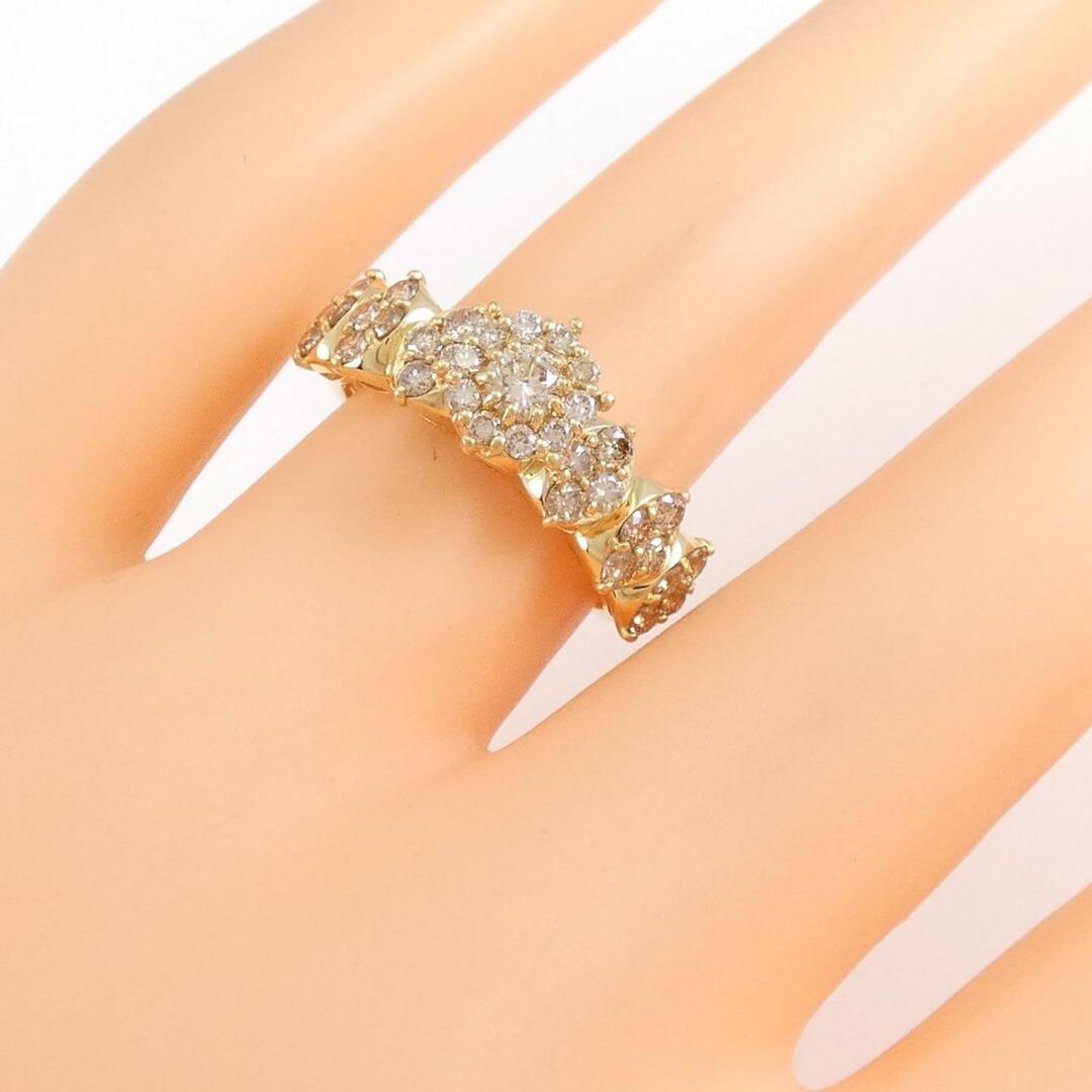 K18YG ダイヤモンド リング 1.00CT レディースのアクセサリー(リング(指輪))の商品写真