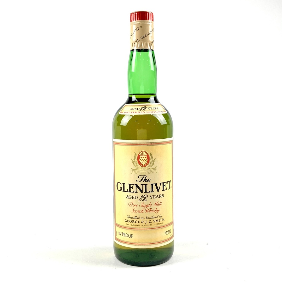 グレンリベット GLENLIVET 12年 旧ボトル 750ml-