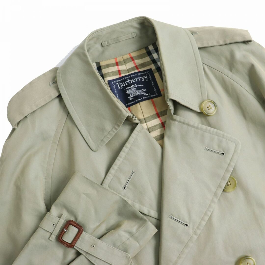 バーバリー　裏地ノバチェック　ウールジャケット　春秋　日本製　刻印ボタン　美品