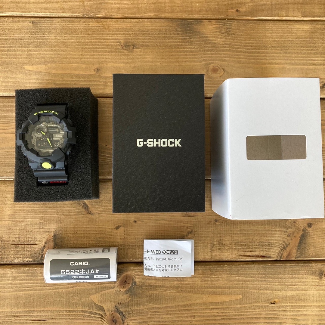 【新品未使用】G-SHOCK GA-700  BOSCHロゴ入りノベルティ