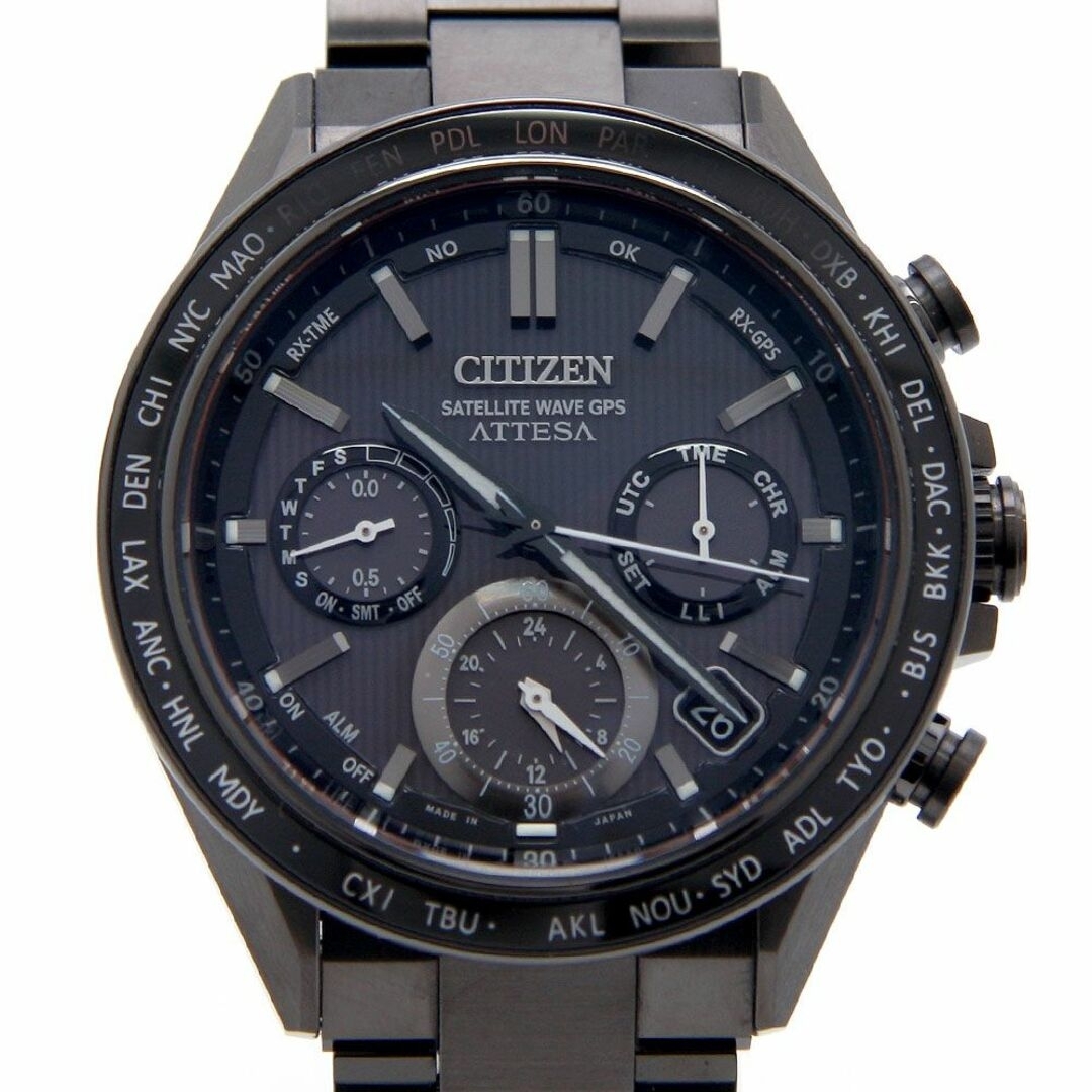 CITIZEN(シチズン)の美品 シチズン 腕時計 アテッサ アクトライン CC4055-65E ブラック メンズの時計(腕時計(アナログ))の商品写真