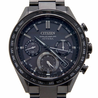 シチズン(CITIZEN)の美品 シチズン 腕時計 アテッサ アクトライン CC4055-65E ブラック(腕時計(アナログ))