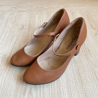 レペット(repetto)の極美品 サイズ36 レペット メリージェーン風 ヒールパンプス ストラップ(ハイヒール/パンプス)