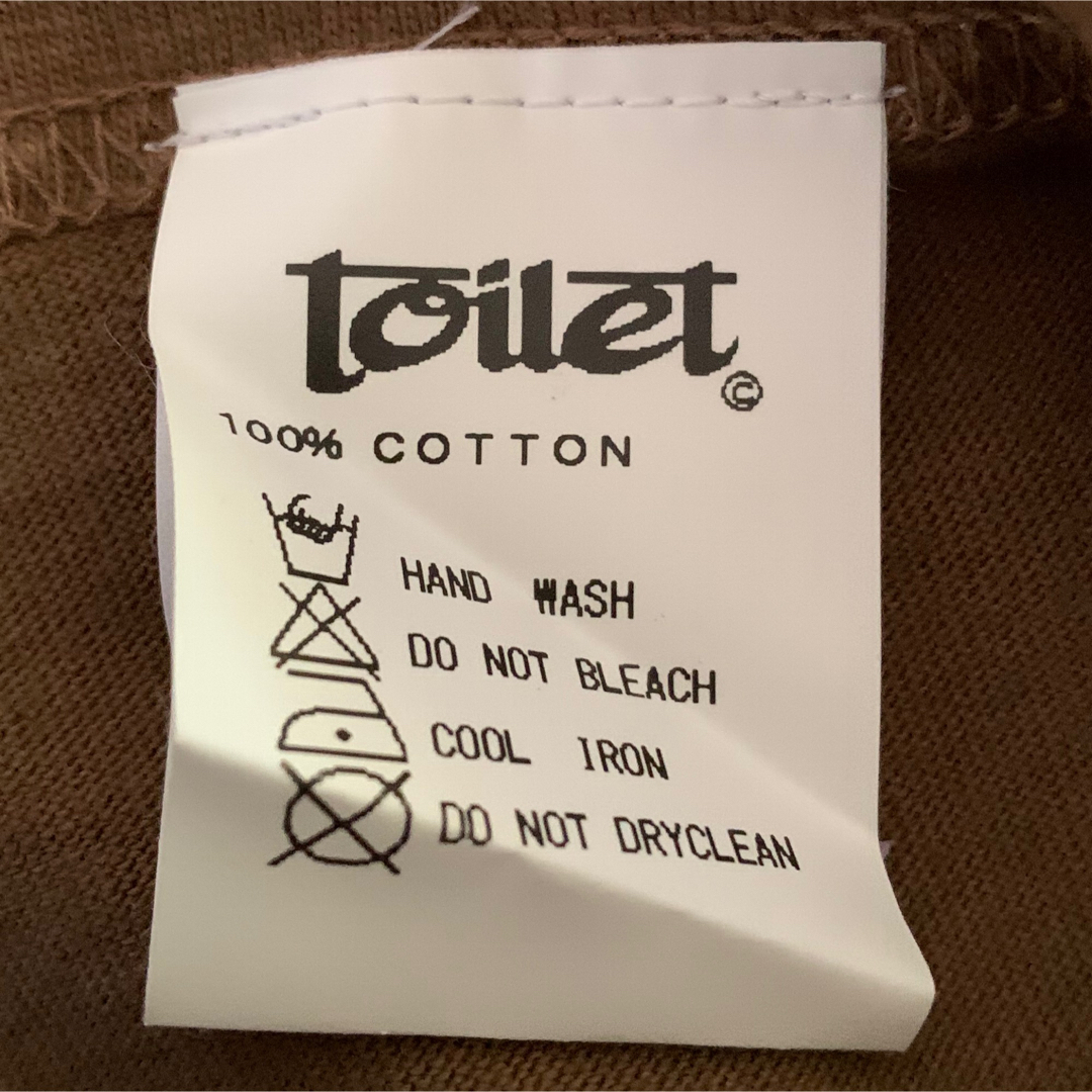 TOILET(トイレット)の未使用 toilet Tee Mサイズ  タンクトップ カーキ メンズのトップス(タンクトップ)の商品写真