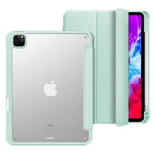 iPad 10.2/10.9/mini6 保護ケース カバー ライトグリーン(iPadケース)