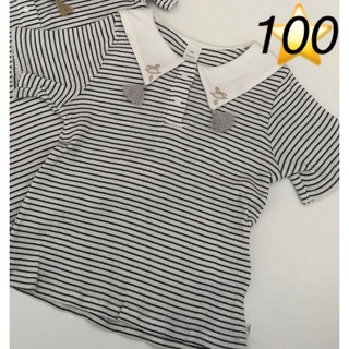 バースデイ(バースデイ)のバースデイ　コトリ　新品　タグ付き　100 Tシャツ　刺繍　女の子　男の子　白(Tシャツ/カットソー)