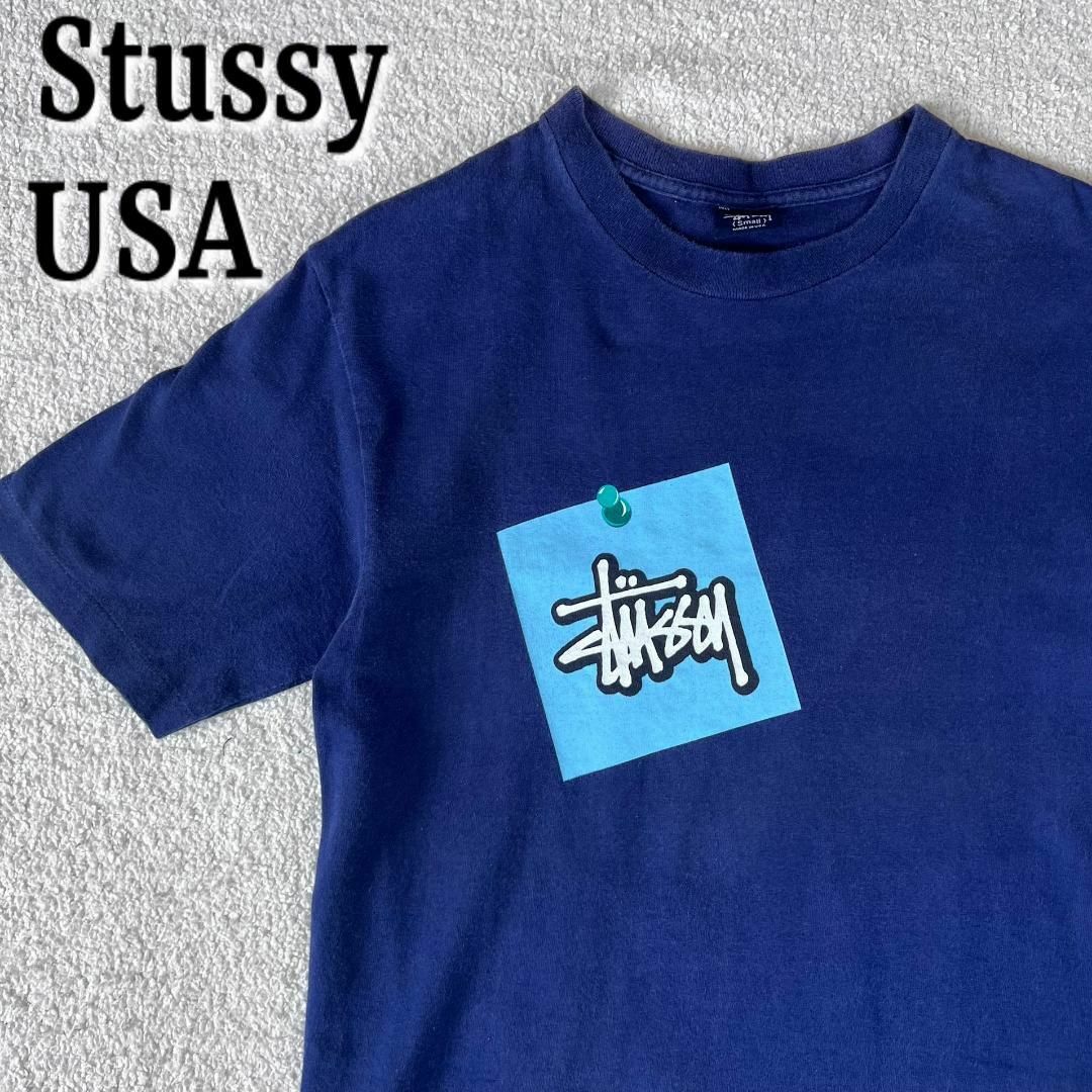 【メキシコ製 L】ステューシー stussy ショーンフォントロゴ Tシャツ