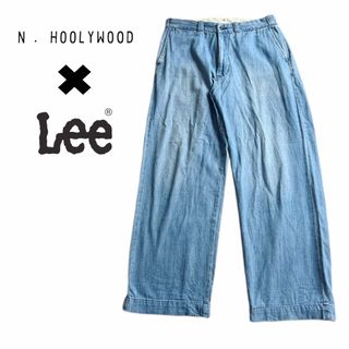 希少★LEE×N.HOOLYWOOD リー エヌハリ コラボ ワイドデニムパンツ