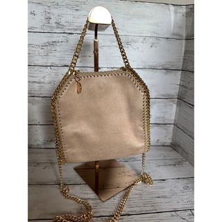 ステラマッカートニー(Stella McCartney)のステラマッカートニー ゴールド チェーン ショルダーバック ベージ 18cm(ショルダーバッグ)