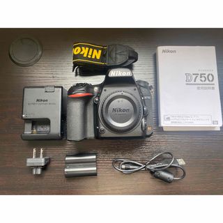 ニコン(Nikon)のNIKON D750 中古 シャッター回数少なめ SDカードおまけ付き (デジタル一眼)