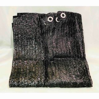 【180 × 88 cm】シンプル【ブラック】ハトメ付き サンシェード(その他)