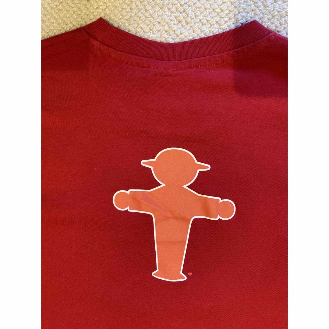 AMPELMANN(アンペルマン)のアンペルマン　Tシャツ　赤　レディース　キッズ レディースのトップス(Tシャツ(半袖/袖なし))の商品写真