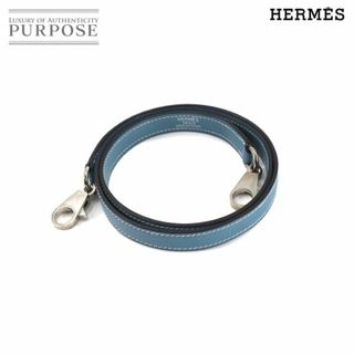 エルメス(Hermes)のエルメス HERMES ケリー ボリード ショルダー ストラップ ヴォーガリバー レザー ブルージーン シルバー 金具 VLP 90157777(その他)