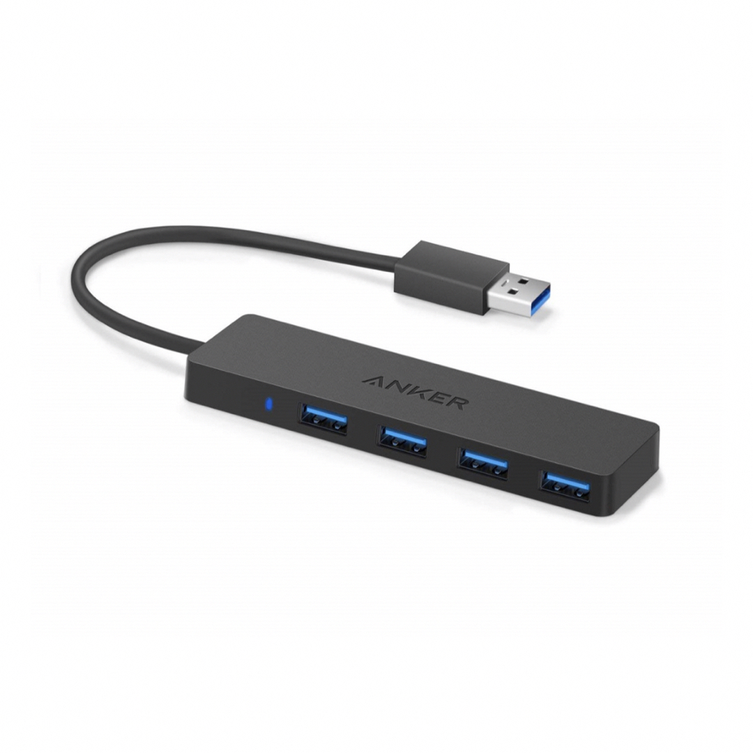 Anker(アンカー)の【値下げ】Anker USB3.0  4ポートハブ USB3.0高速ハブ  スマホ/家電/カメラのPC/タブレット(その他)の商品写真