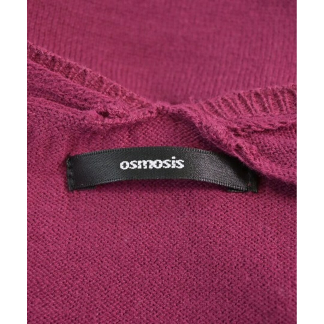 OSMOSIS(オズモーシス)のosmosis オズモーシス ベスト/ノースリーブ ONE 赤系 【古着】【中古】 レディースのトップス(ベスト/ジレ)の商品写真