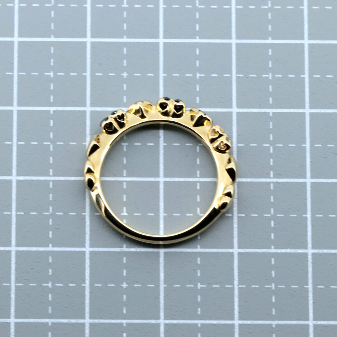 目立った傷や汚れなし セイレーンアズーロ ダイヤモンド リング 0.21ct 9号 K18YG(18金 イエローゴールド) レディースのアクセサリー(リング(指輪))の商品写真