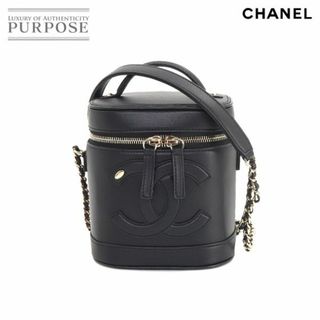 シャネル(CHANEL)の未使用 展示品 シャネル CHANEL バニティ 2way ハンド チェーン ショルダー バッグ レザー ブラック AS0323 ゴールド 金具 VLP 90193828(ハンドバッグ)