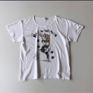 ロキエ(Lochie)の昭和 レトロ 古着 tシャツ ヴィンテージ  tシャツ 猫  tシャ(Tシャツ/カットソー(半袖/袖なし))