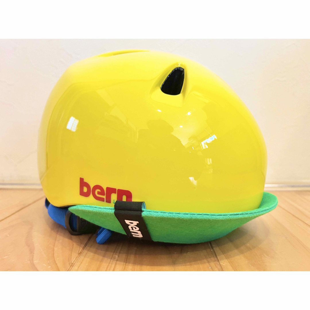 BERN  NINO ヘルメットGloss Yellow Green XS-S