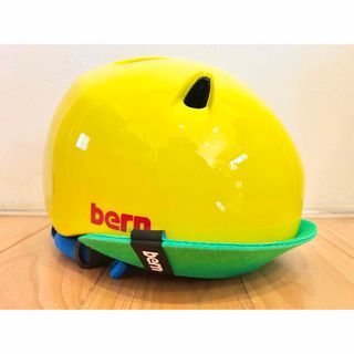 バーン(bern)のBERN  NINO ヘルメットGloss Yellow Green XS-S(自転車)