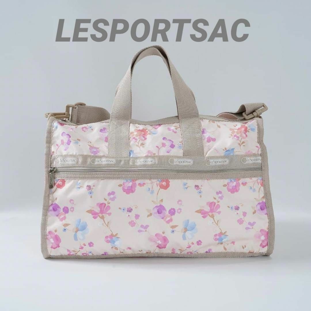 LeSportsac(レスポートサック)の【美品】レスポートサック Weekender ボストンバック フラワー  旅行 レディースのバッグ(ボストンバッグ)の商品写真