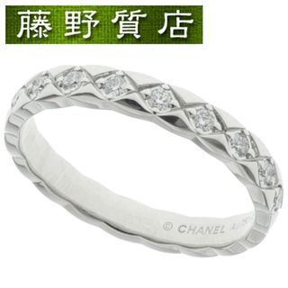 シャネル(CHANEL)の（新品仕上げ済）シャネル CHANEL ココ クラッシュ ダイヤ リング 指輪 ＃56 K18 WG × ダイヤ J11871 2022年 証明書 8586(リング(指輪))