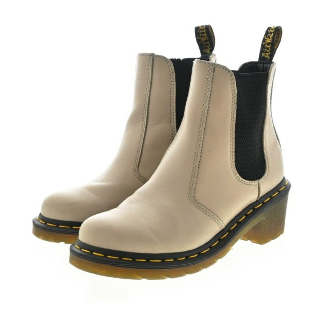 Dr.Martens(ドクターマーチン)のDr.Martens ブーツ UK4(22.5cm位) ベージュ系x黒 【古着】【中古】 レディースの靴/シューズ(ブーツ)の商品写真