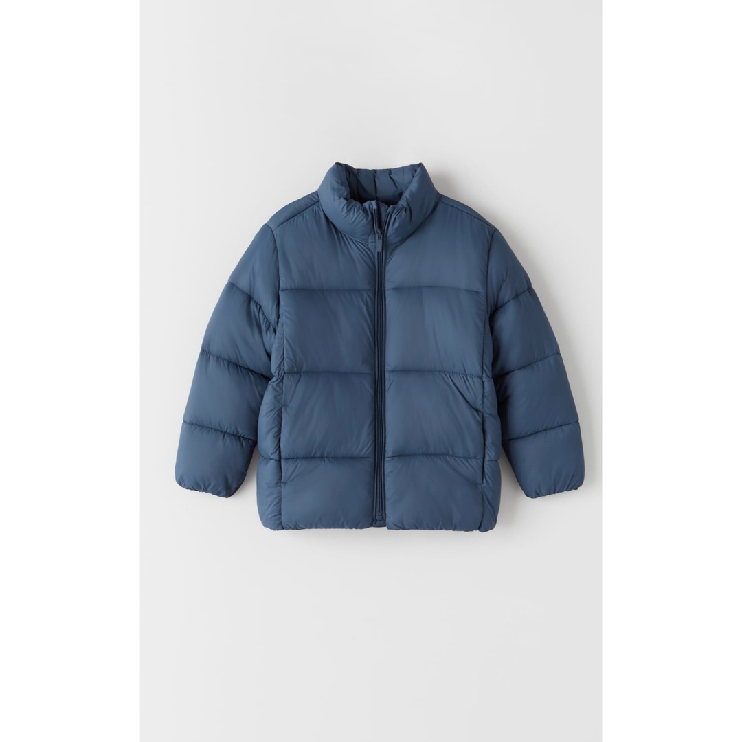 ZARA KIDS(ザラキッズ)の164 ZARAkids ザラキッズ 中綿キルティングジャケット ブルー キッズ/ベビー/マタニティのキッズ服男の子用(90cm~)(ジャケット/上着)の商品写真