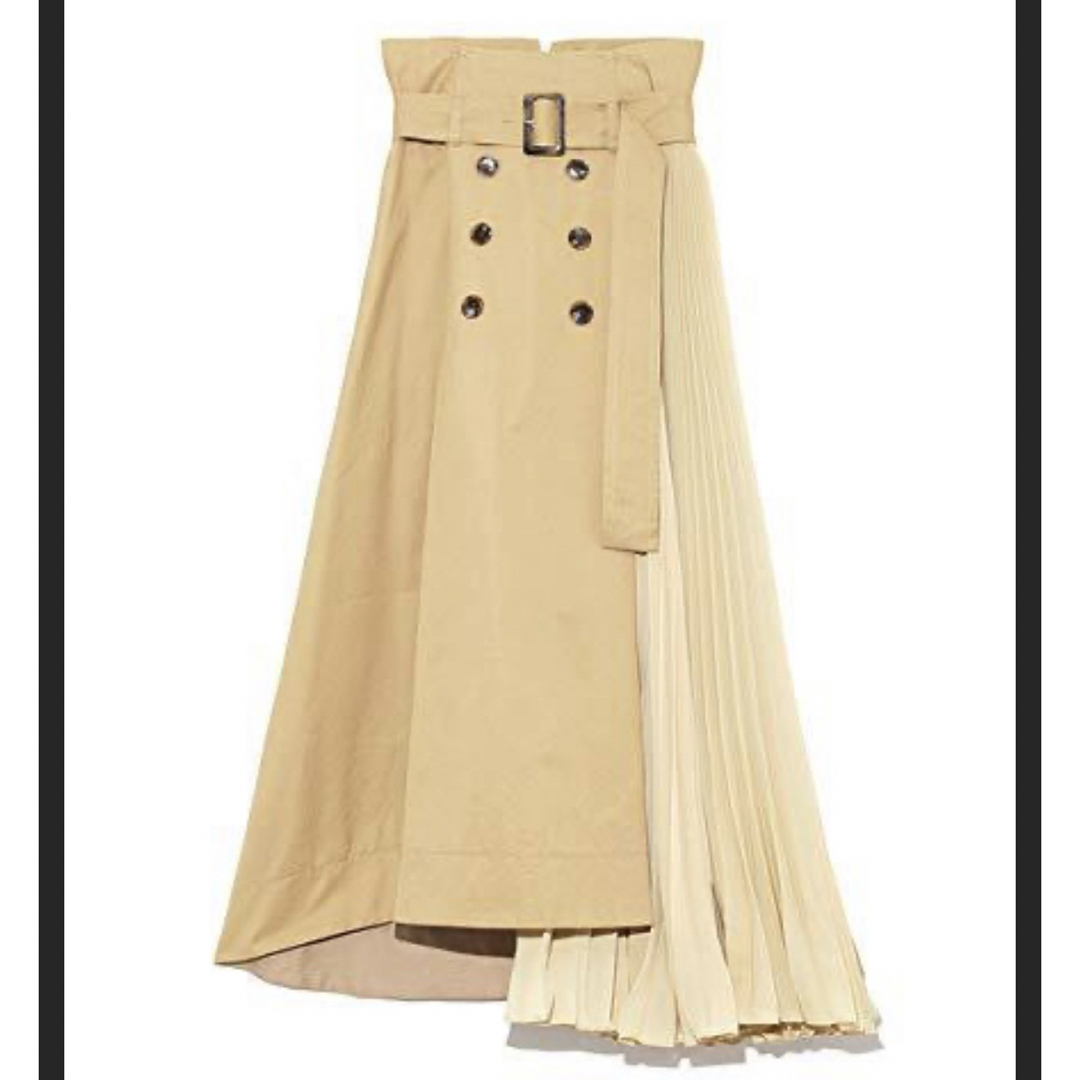 FRAY I.D(フレイアイディー)のフレイアイディー fray i.d トレンチプリーツスカート レディースのスカート(ロングスカート)の商品写真