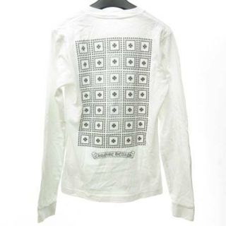 クロムハーツ CHROME HEARTS 長袖 クロス Tシャツ 白 S