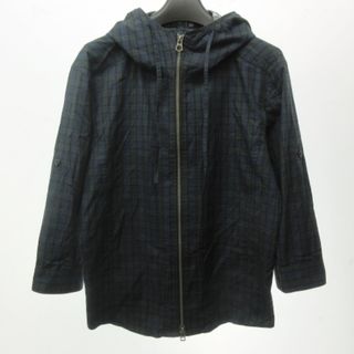 メンズビギ(MEN'S BIGI)のメンズビギ 美品 ブラックウォッチ パーカー ジャケット チェック 02 ECM(パーカー)