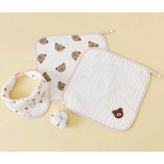 〚 新品 〛くまちゃんスタイ(ベビースタイ/よだれかけ)