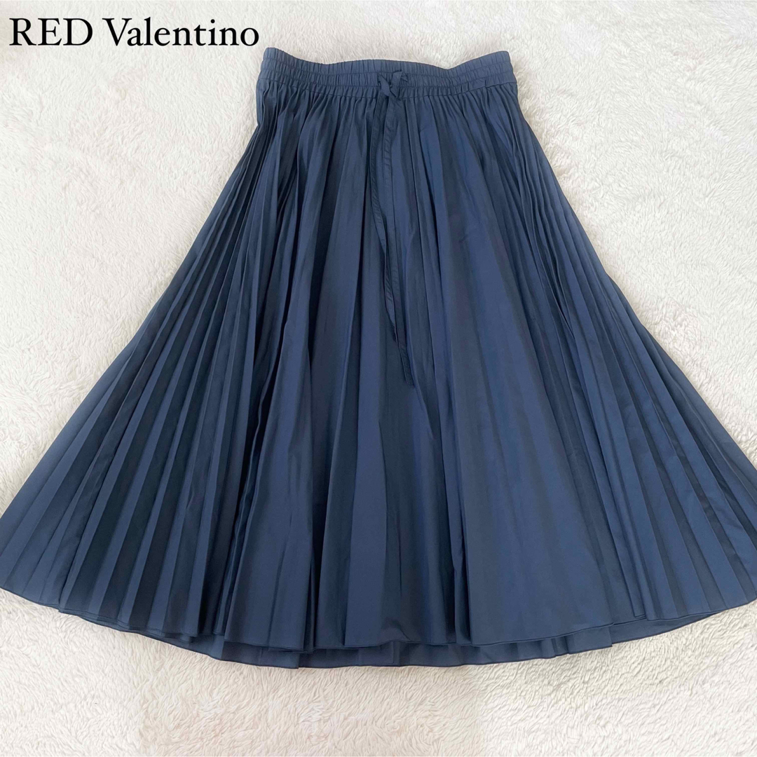 RED Valentino プリーツロングスカート レッドヴァレンティノちむ ...