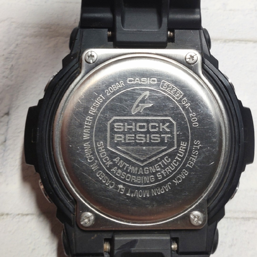 CASIO G-SHOCK GA 200BW ジーショック