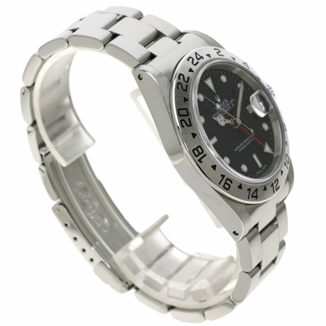 ROLEX 16570 エクスプローラー2 腕時計 SS SS メンズ
