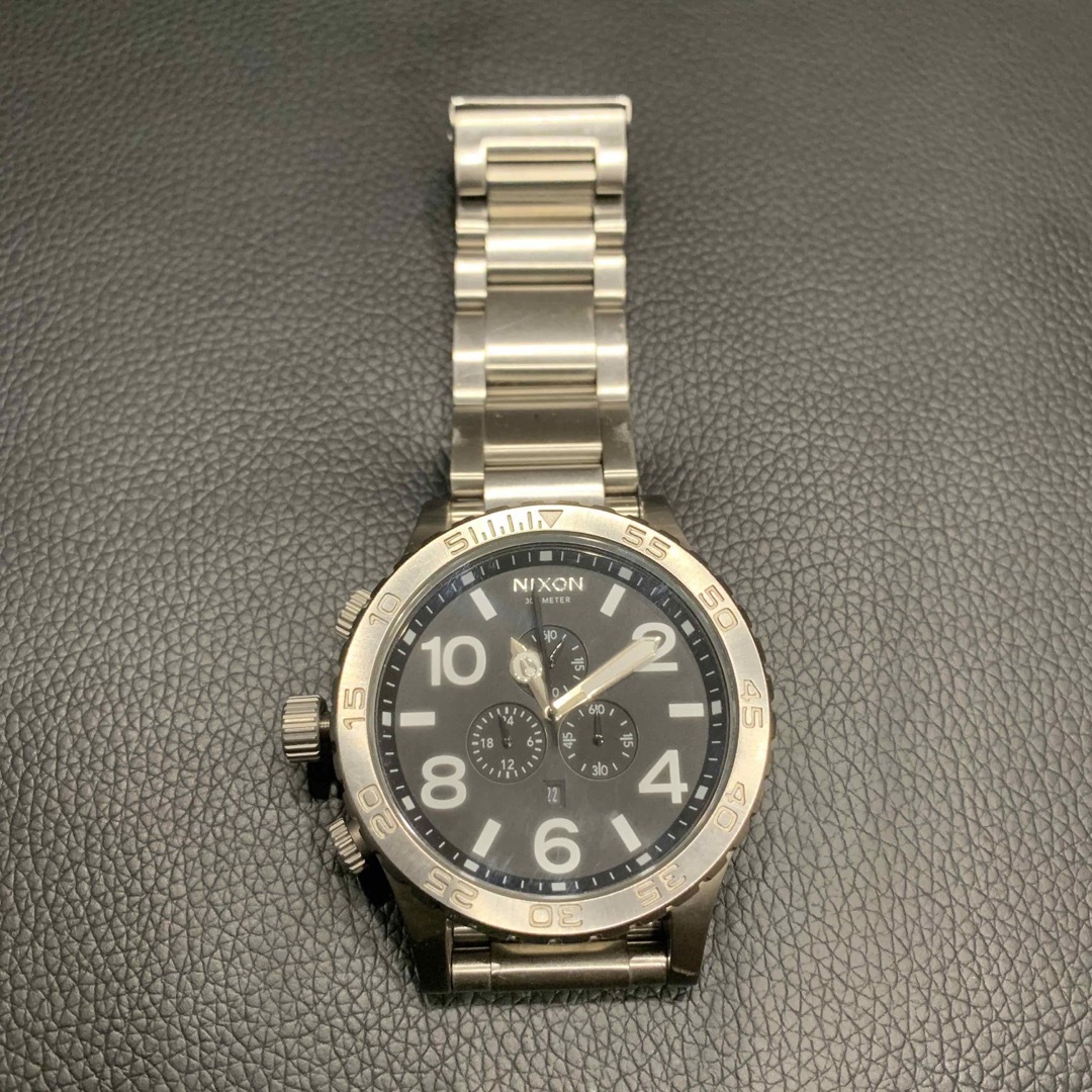 稼働品 NIXON ニクソン CHRONO ビッグフェイス 腕時計 - 腕時計(アナログ)